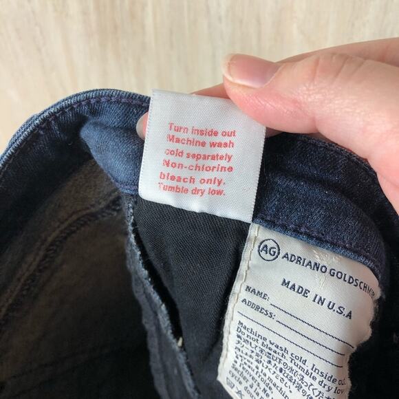 AG Adriano Goldschmied The Camilla Super Skinny Ankle Zip Low Rise Jeans Size 26 - Picture 12 of 12